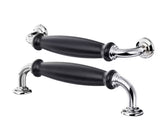 IKEA SKARHAMN Handle, Black-Chrome-Plated, 148 mm